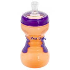 Vital baby športová fľaša so slamkou 440ml 12m+,oranžová