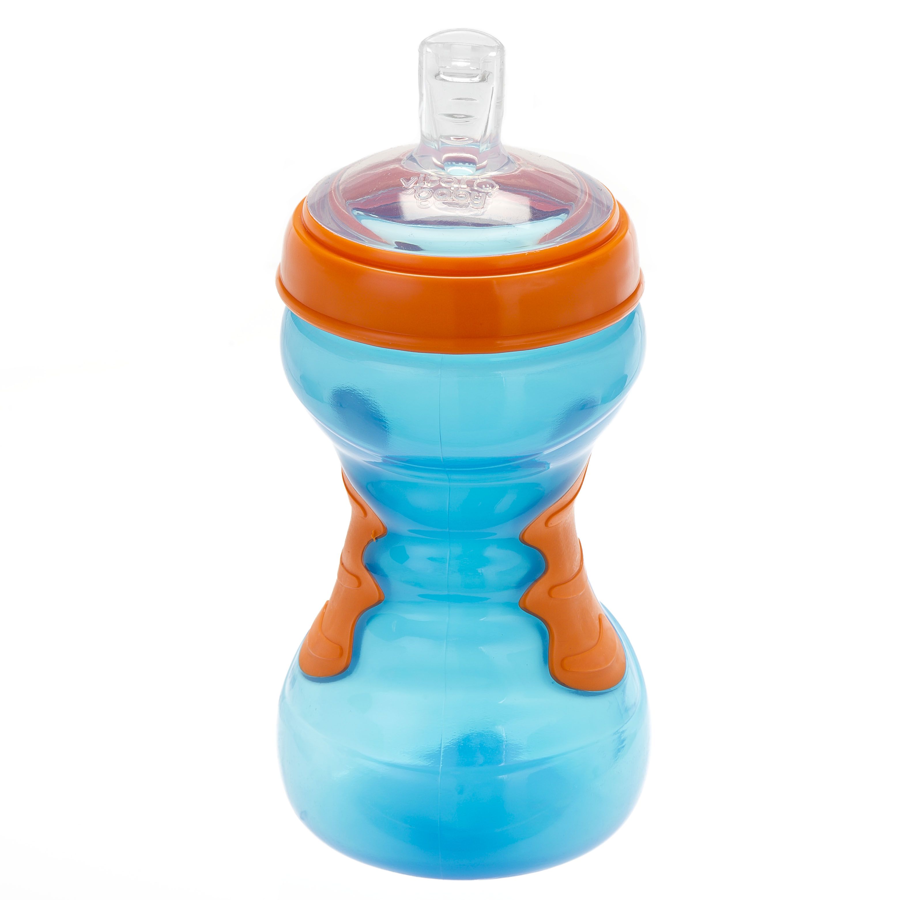 Vital baby športová fľaša so slamkou 440ml 12m+,modrá