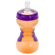 Vital baby športová fľaša so slamkou 440ml 12m+,oranžová